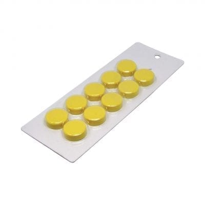 20mm Small Yellow Magnetic Discs