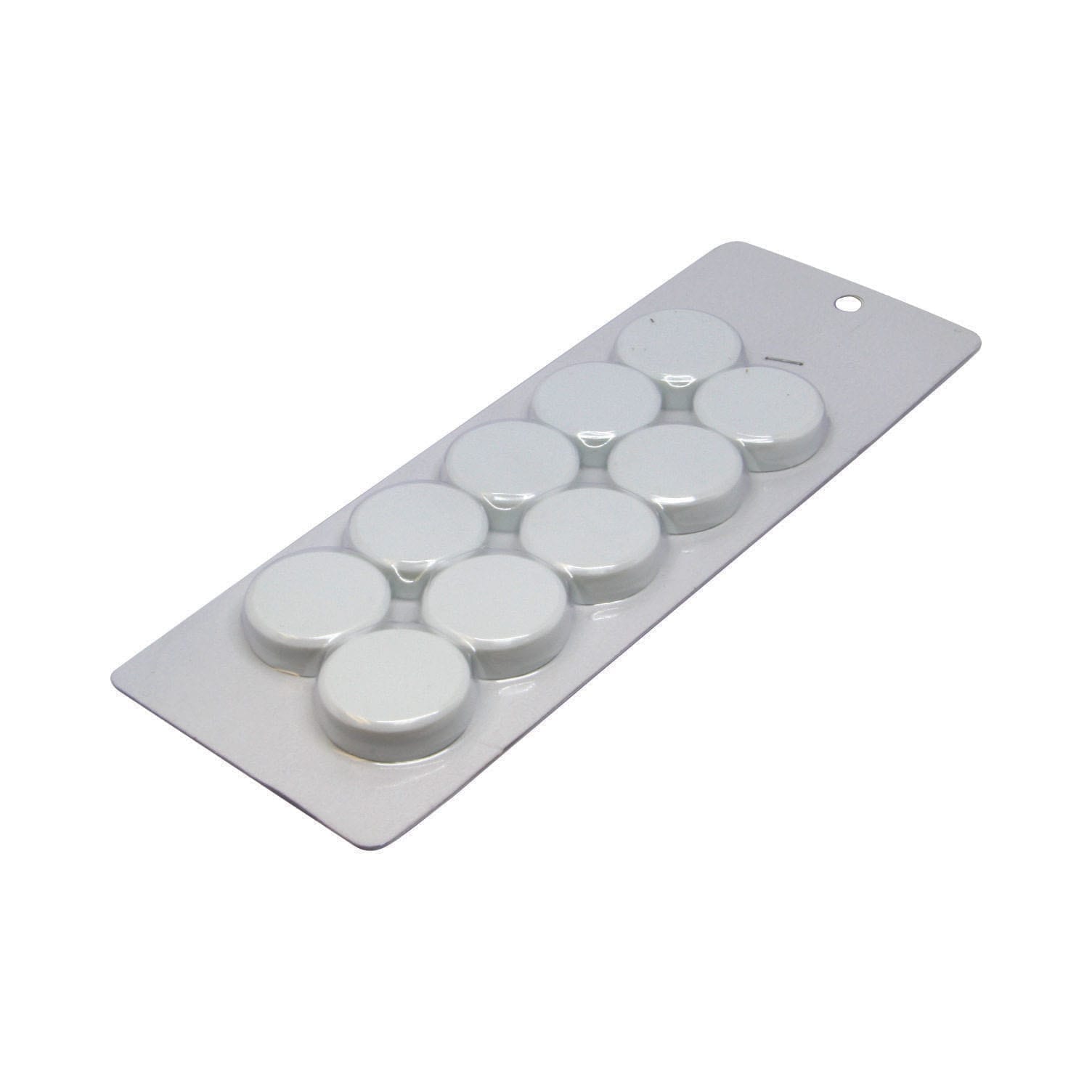 Large White Discs Sold in cards of 10 NZ Local