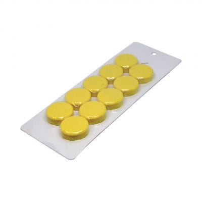 30mm Large Yellow Magnetic Discs