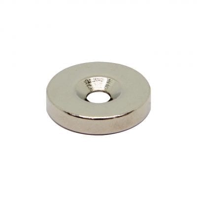 20mm x 4mm x 4mm Countersunk Neodymium Ring