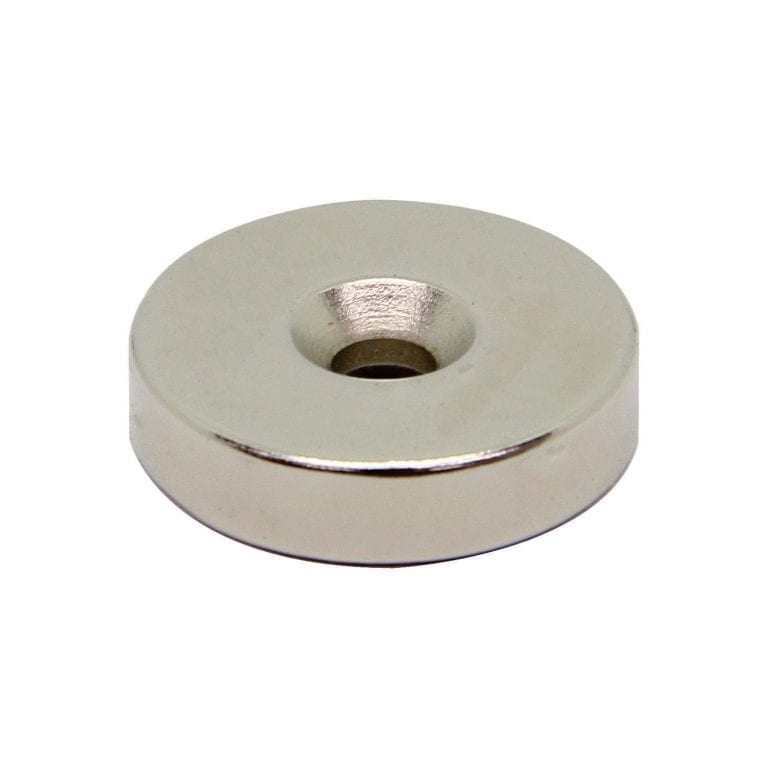 25mm x 5mm x 6mm Countersunk Neodymium Ring NZ Local Supplier
