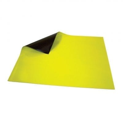 620mm x 500mm Yellow Magnetic Sheet
