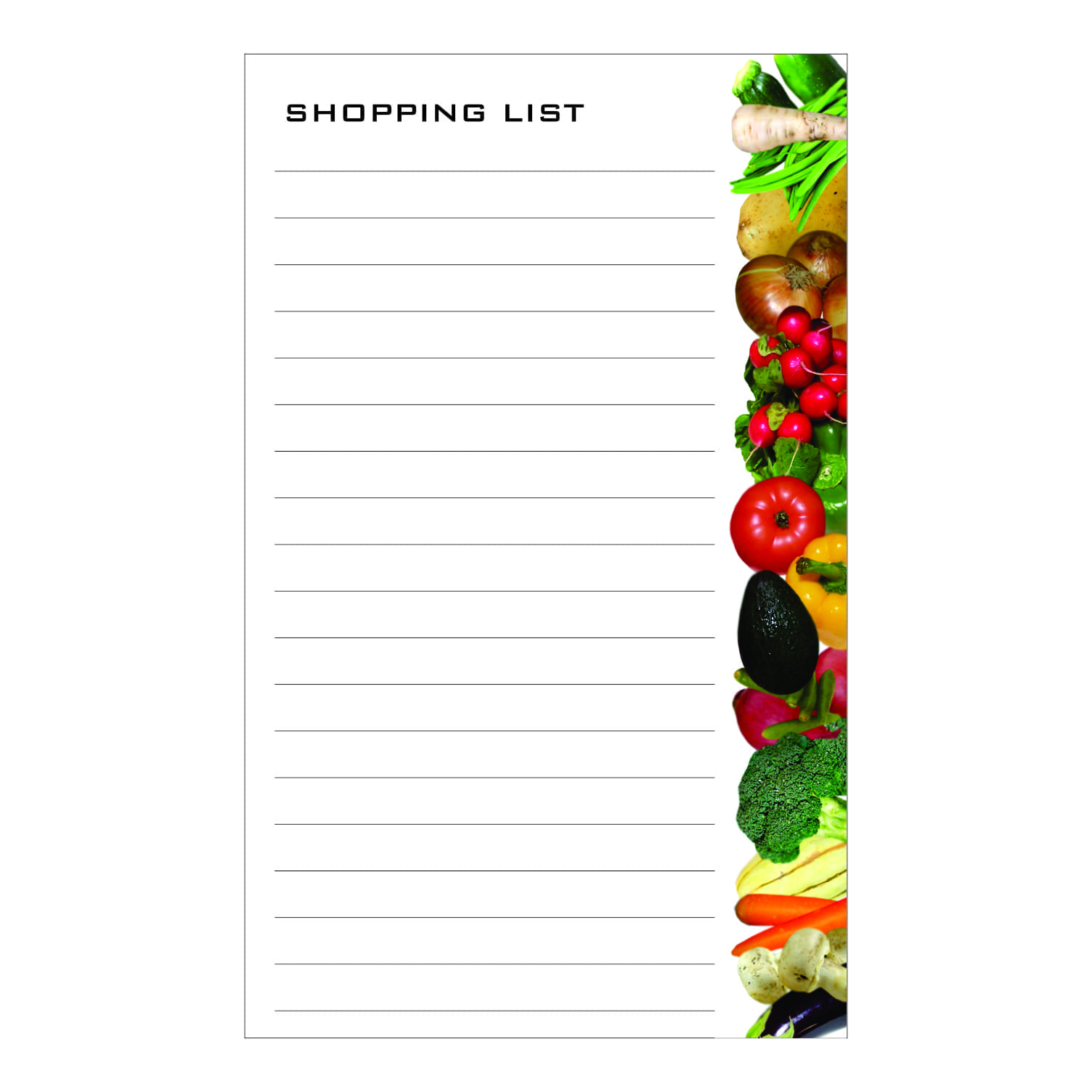 shopping list pads pad only shopping list