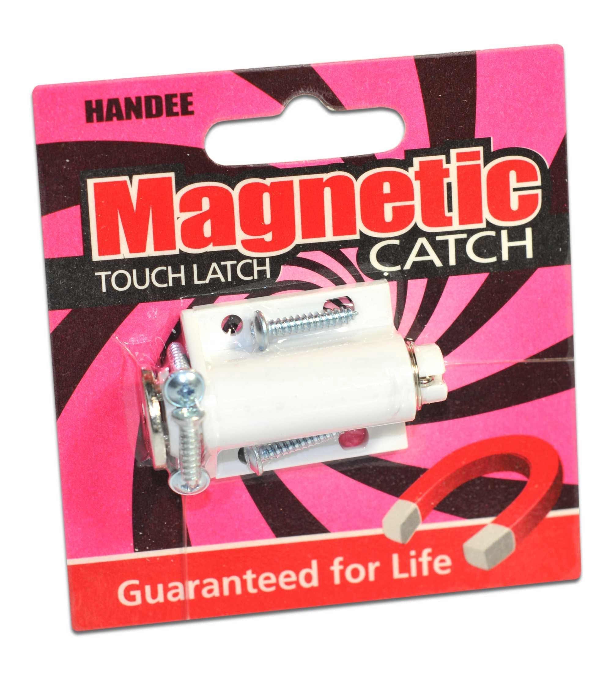 Handee Catch Touch Latch White NZ Local Supplier