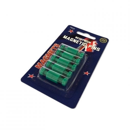 Green Neodymium Pin Magnets
