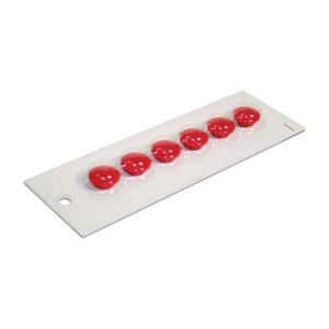 SMALL RED MAGNETIC BUTTONS | SOLD IN BAGS OF 6