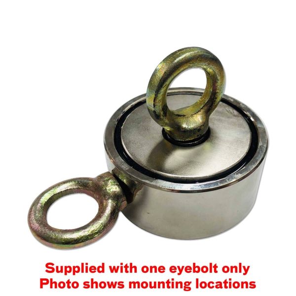 75mm Round Retrieval/Fishing Magnet - 200 Kg - Magnets NZ