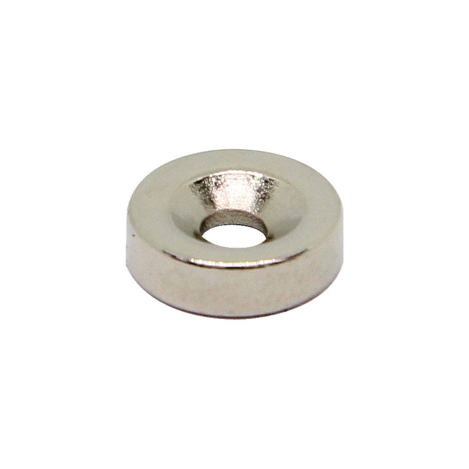 10mm x 3mm x 3mm Countersunk Neodymium Ring - Magnets NZ