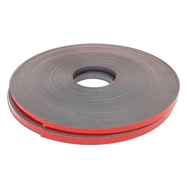20mm x 2.4mm Self Adhesive Magnetic Strip - Magnets NZ